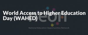 World Access to Higher Education Day 2018