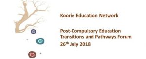 Koorie Education Network Forum text and graphic