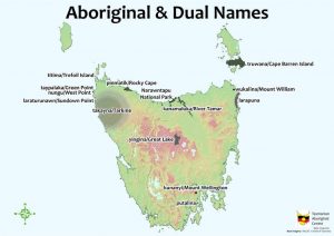 Aboriginal and Dual Names map