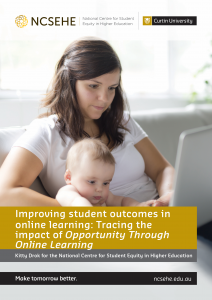 Cathy Stone impact report cover: Opportunity through online learning