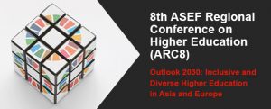 2021 ARC8 Conference web banner. Image of Rubik's cube and ARC8 Outlook Report 2030: In...