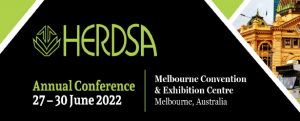 HERDSA Annual Conference 27-30 June 2022. Melbourne Convention & Exhibition Centre. Mel...