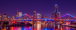 Images of Brisbane at night time