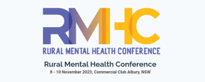 Banner for the Rural Mental Health Conference.